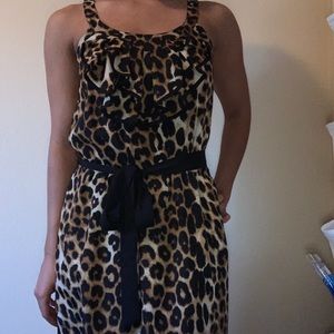 Leopard print dress